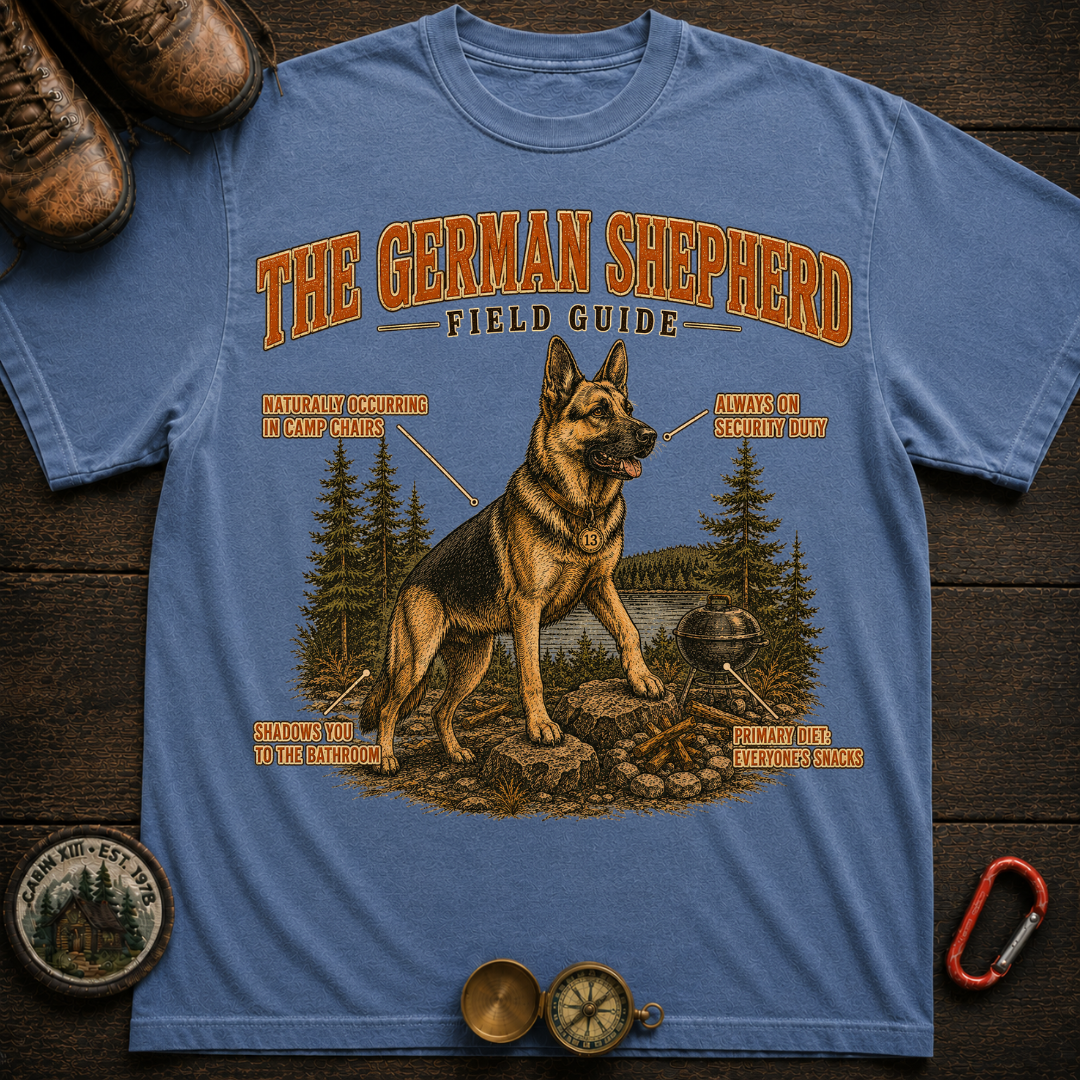 German Shepherd Field Guide Tee