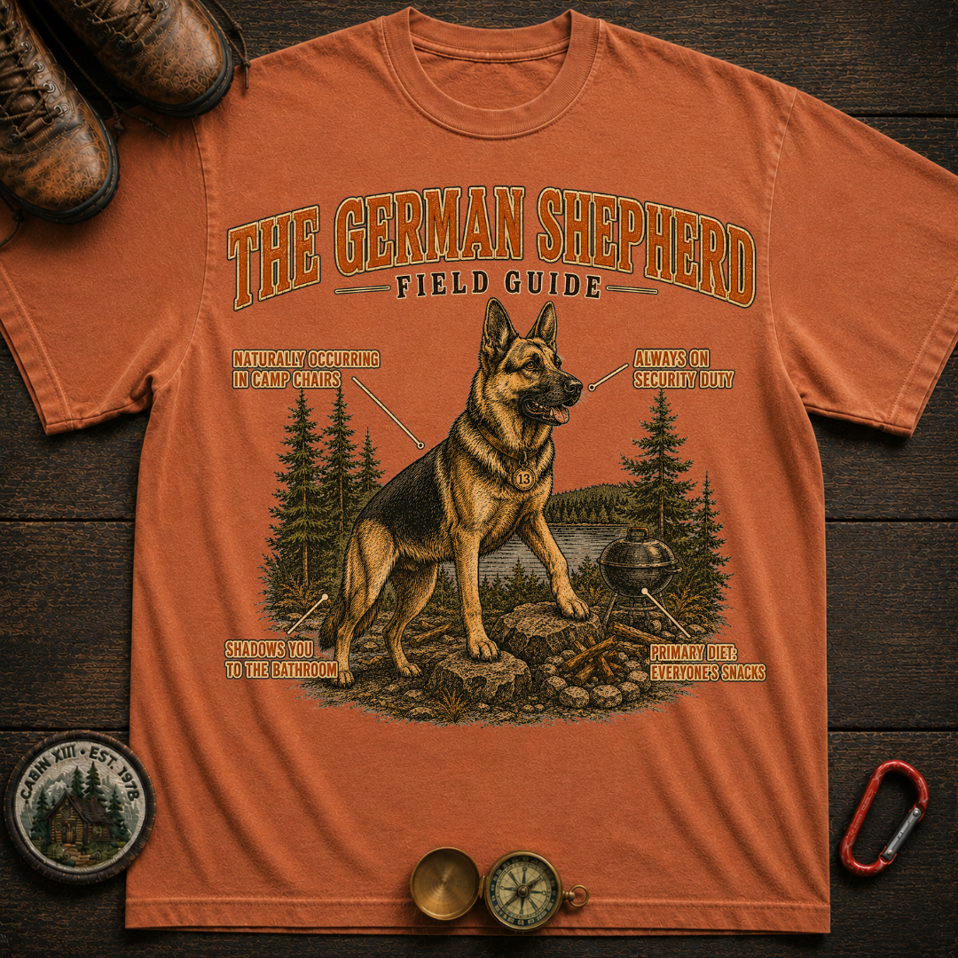 German Shepherd Field Guide Tee