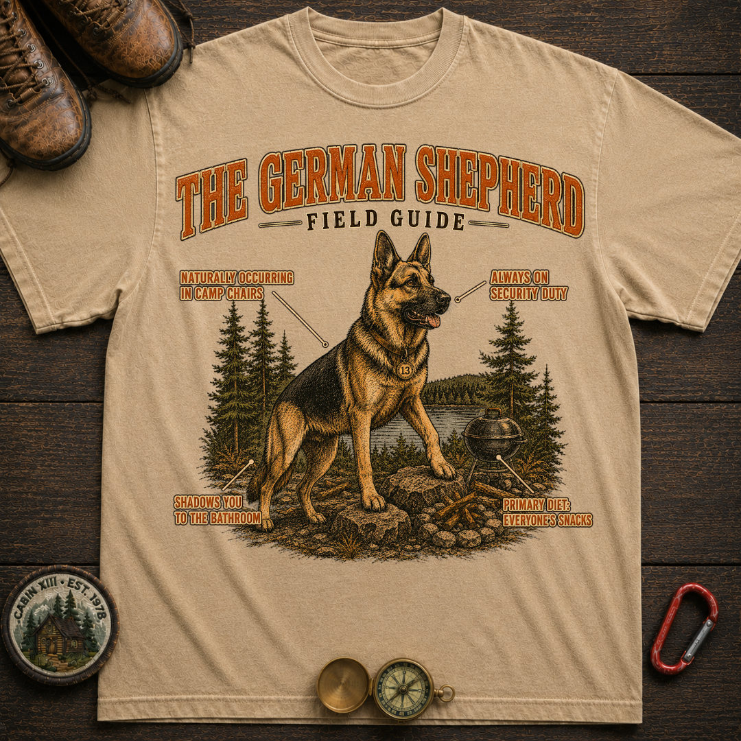 German Shepherd Field Guide Tee