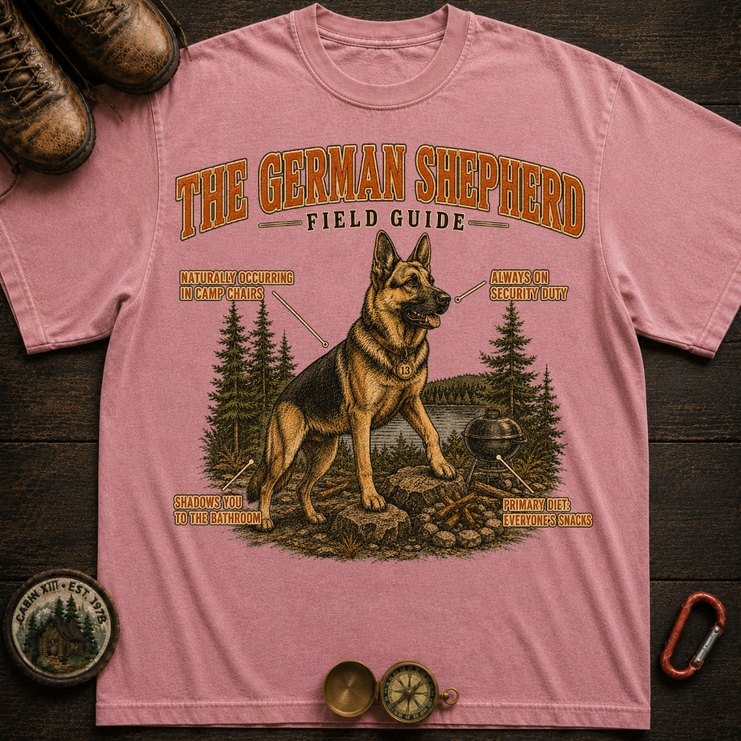 German Shepherd Field Guide Tee