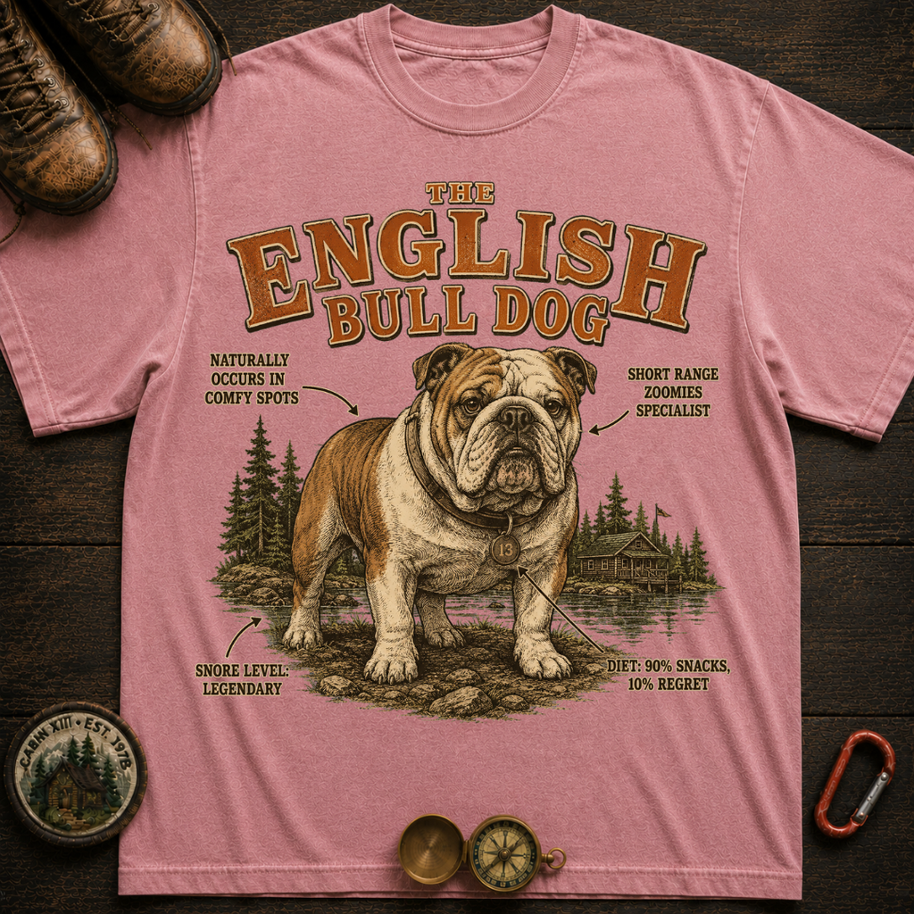 English Bulldog Field Guide Tee