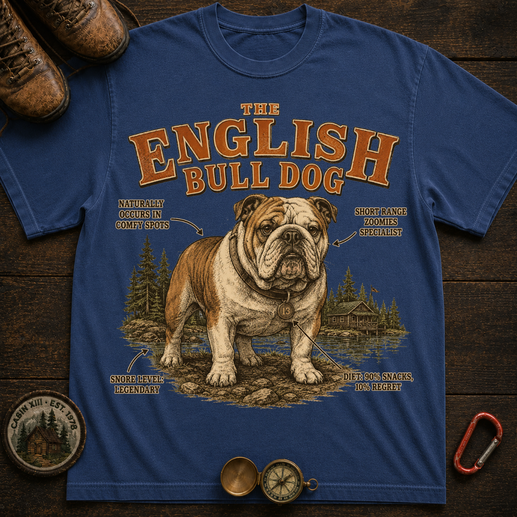 English Bulldog Field Guide Tee
