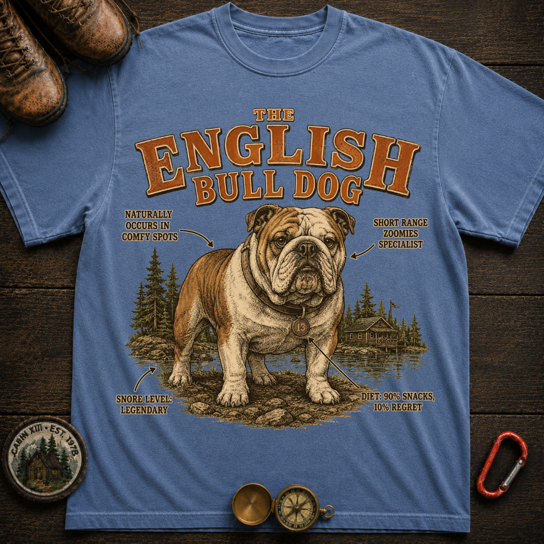 English Bulldog Field Guide Tee