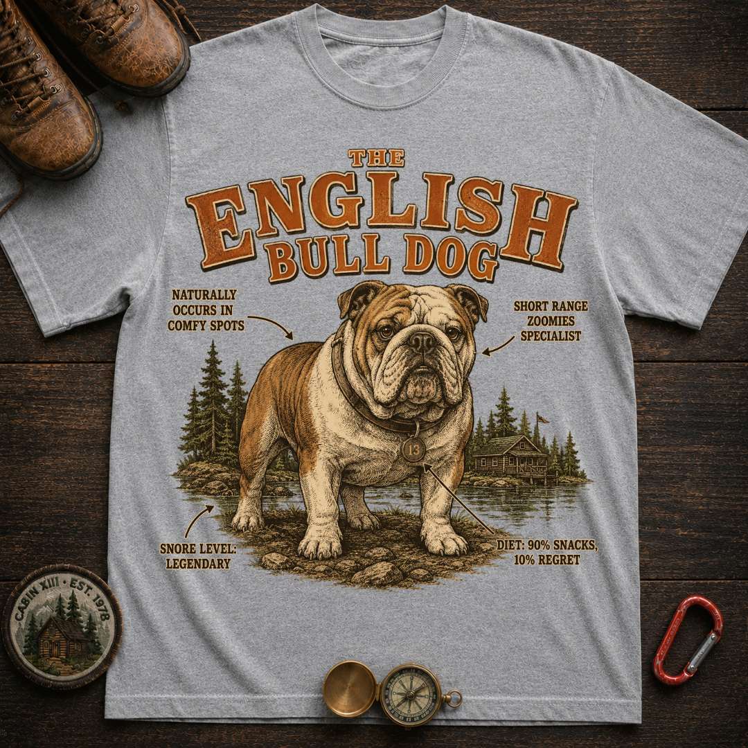 English Bulldog Field Guide Tee
