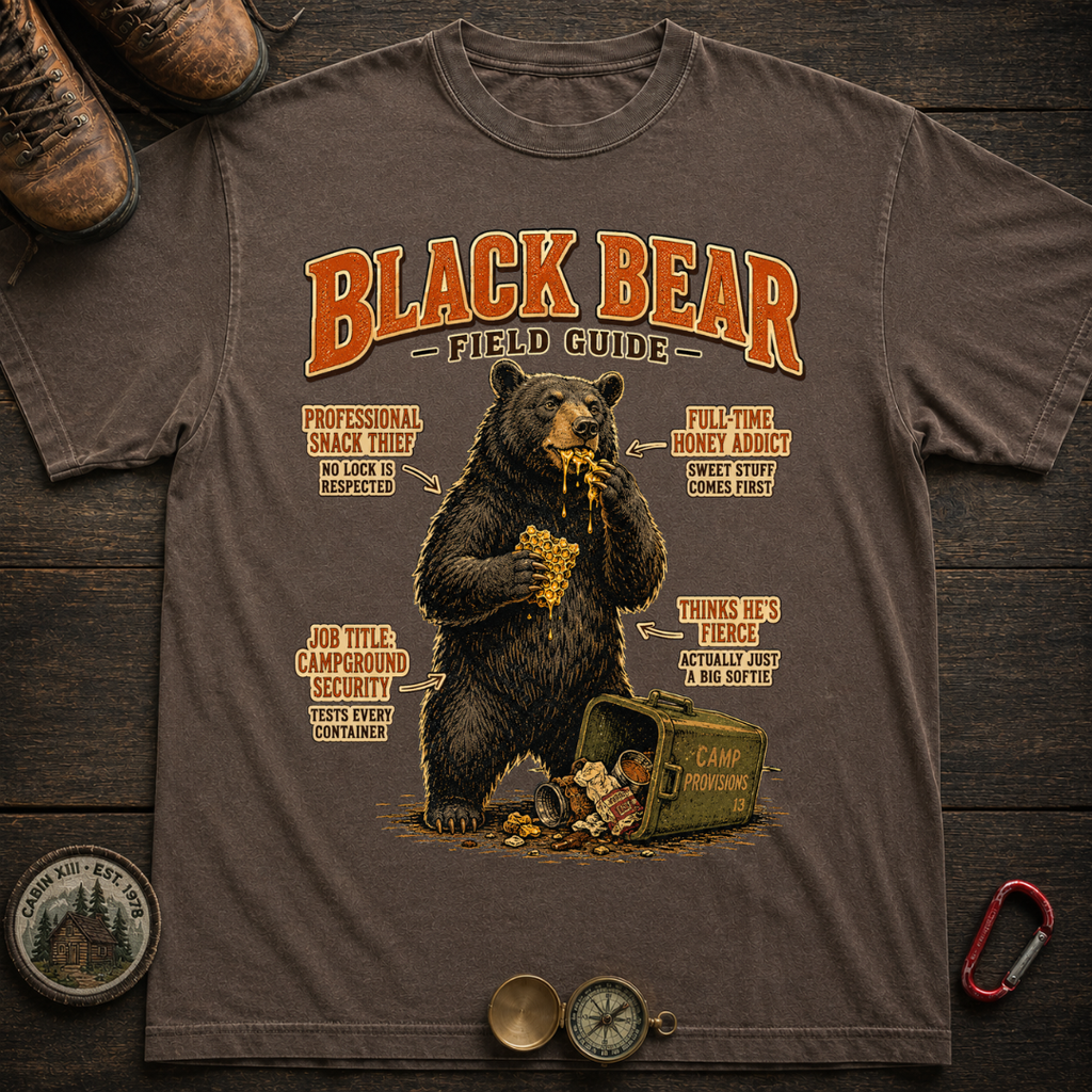 Black Bear Field Guide Tee