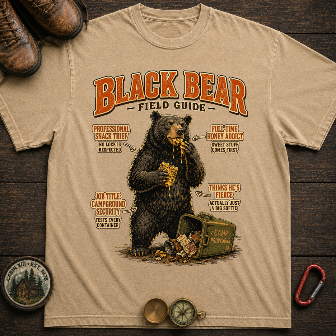 Black Bear Field Guide Tee