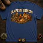Campfire Dinners Camping Tee