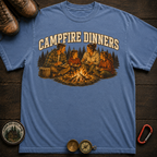 Campfire Dinners Camping Tee