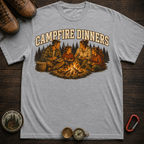 Campfire Dinners Camping Tee