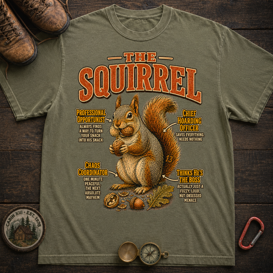 Squirrel Field Guide Tee