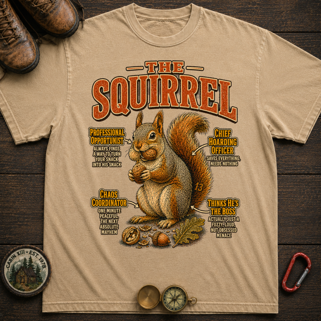 Squirrel Field Guide Tee