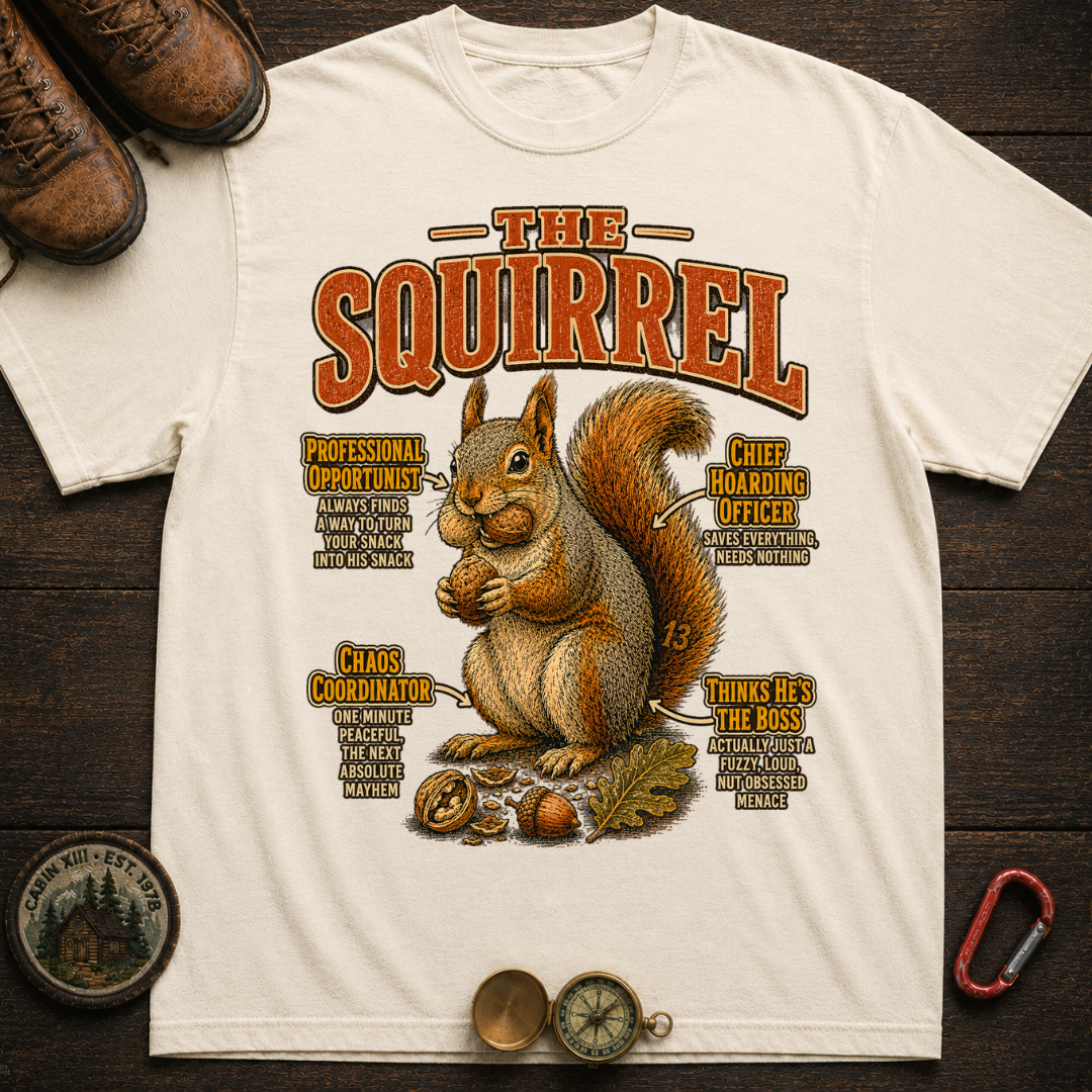 Squirrel Field Guide Tee