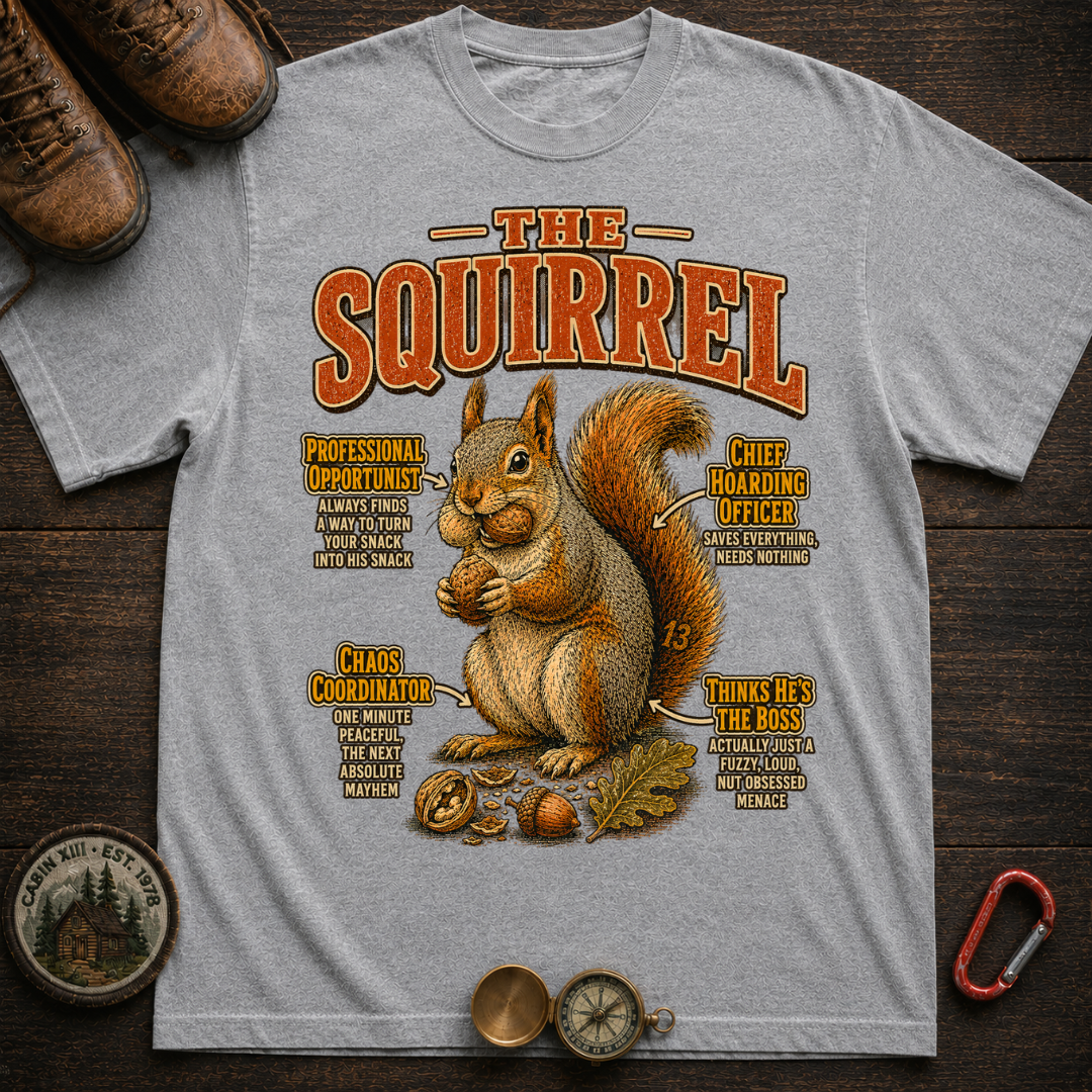 Squirrel Field Guide Tee