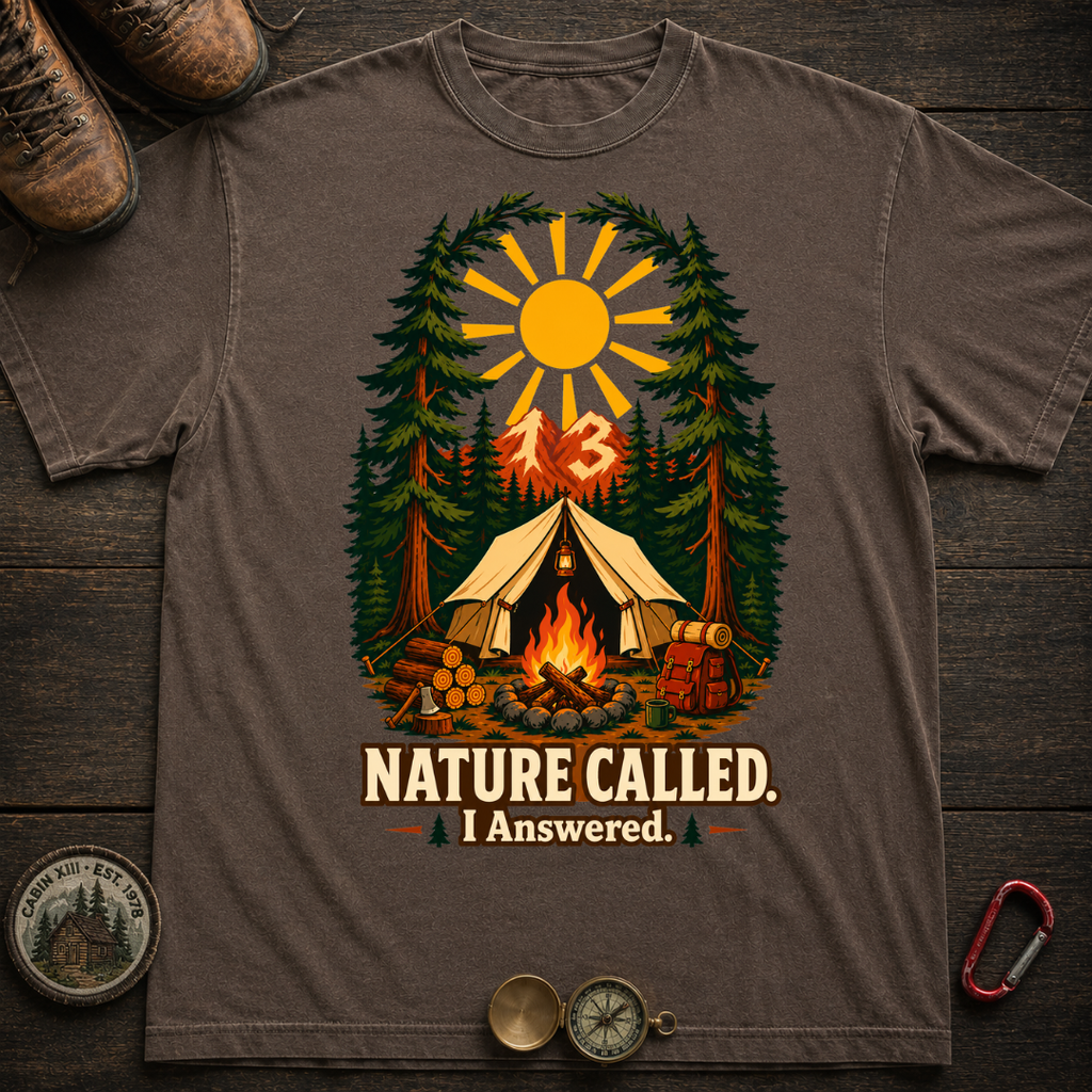Nature Called Camping Tee