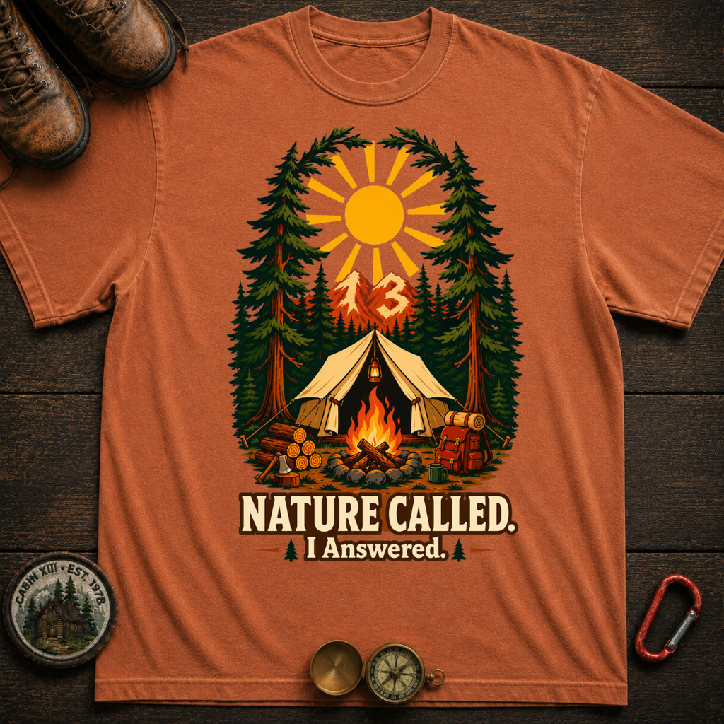 Nature Called Camping Tee