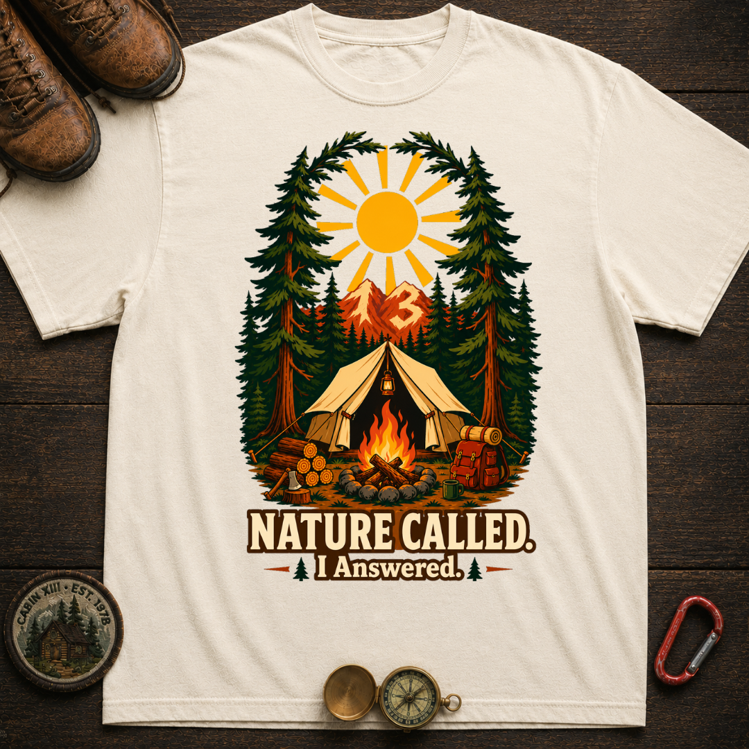 Nature Called Camping Tee