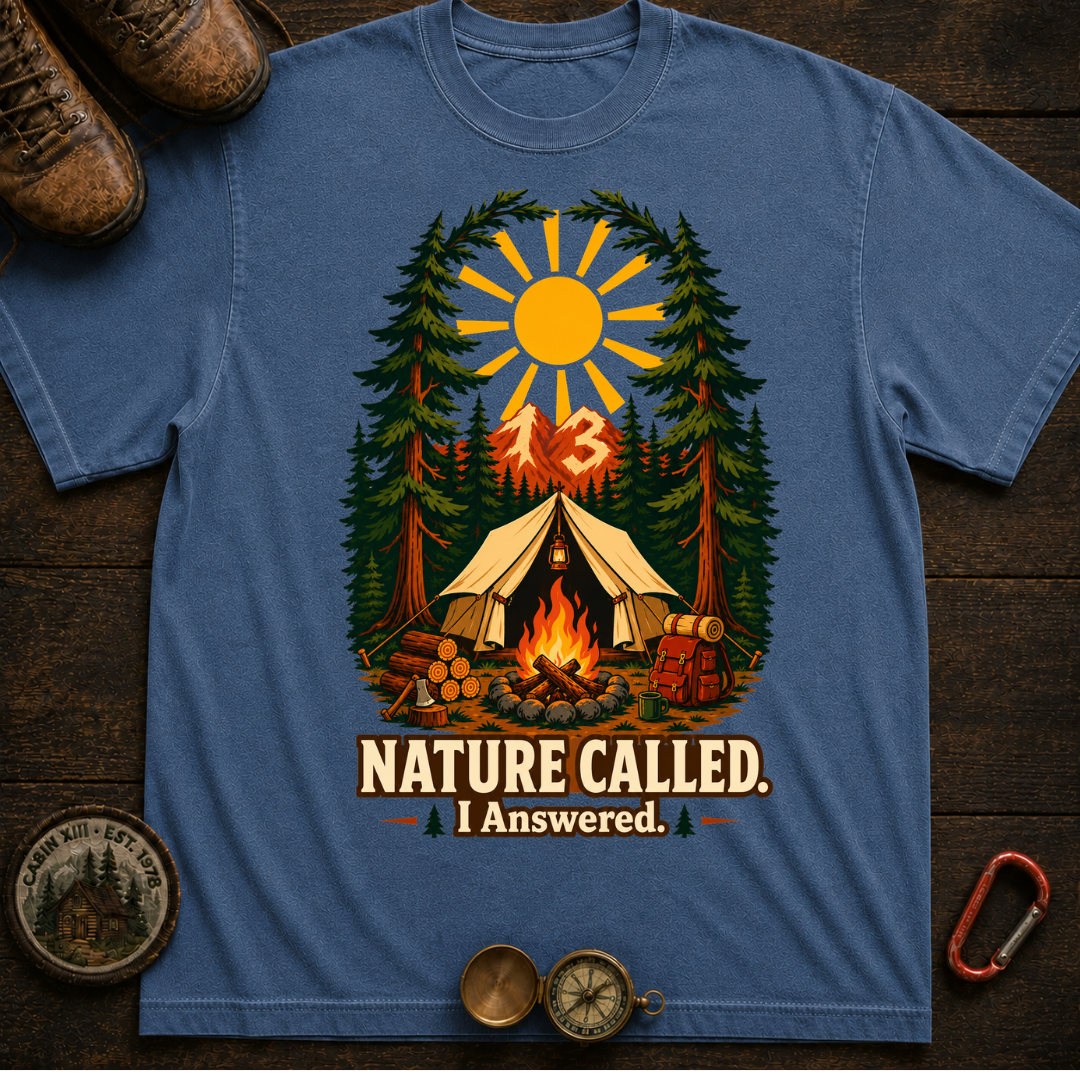 Nature Called Camping Tee