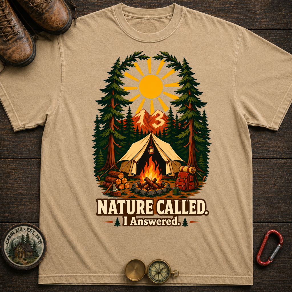Nature Called Camping Tee