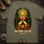 Nature Called Camping Tee