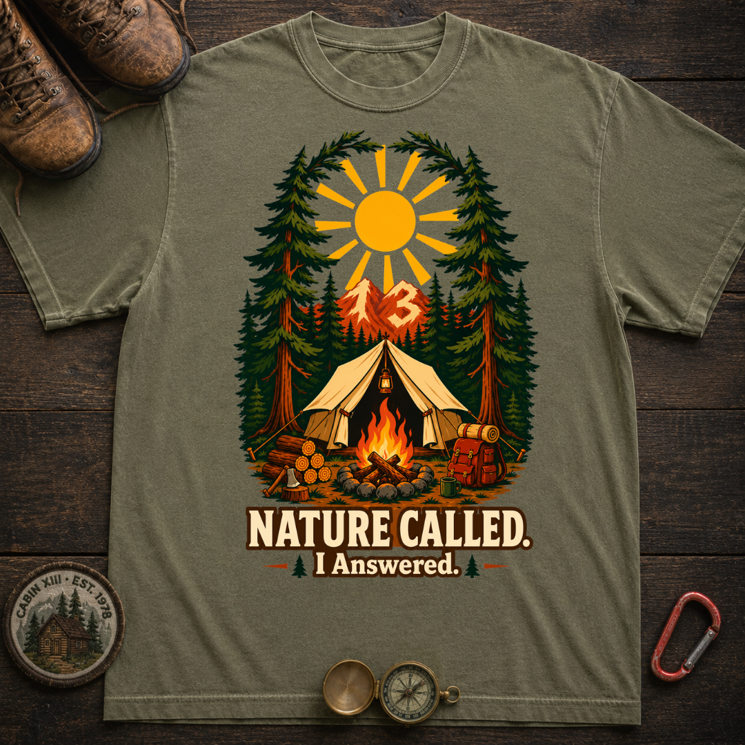 Nature Called Camping Tee