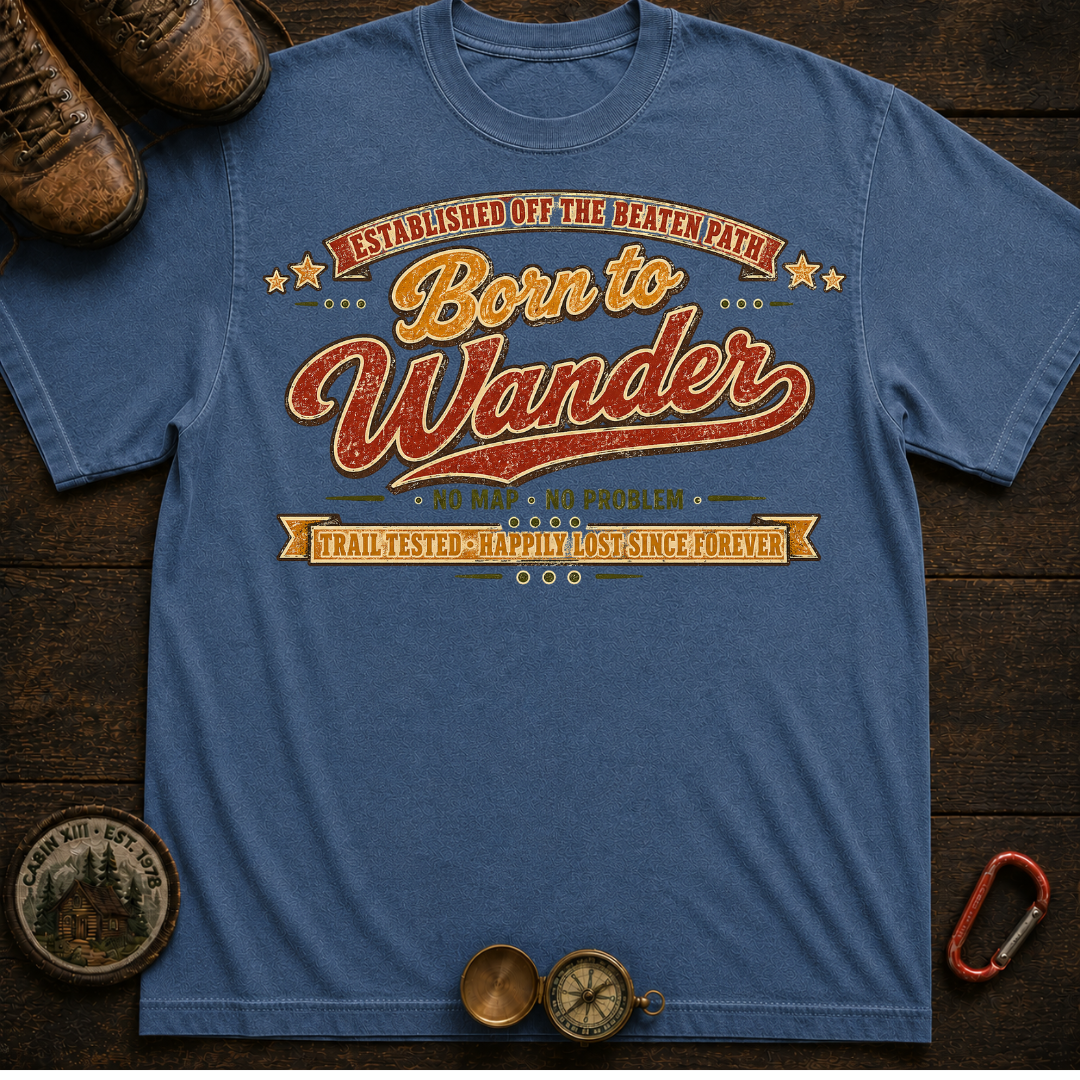 Born to Wander Hiking Tee