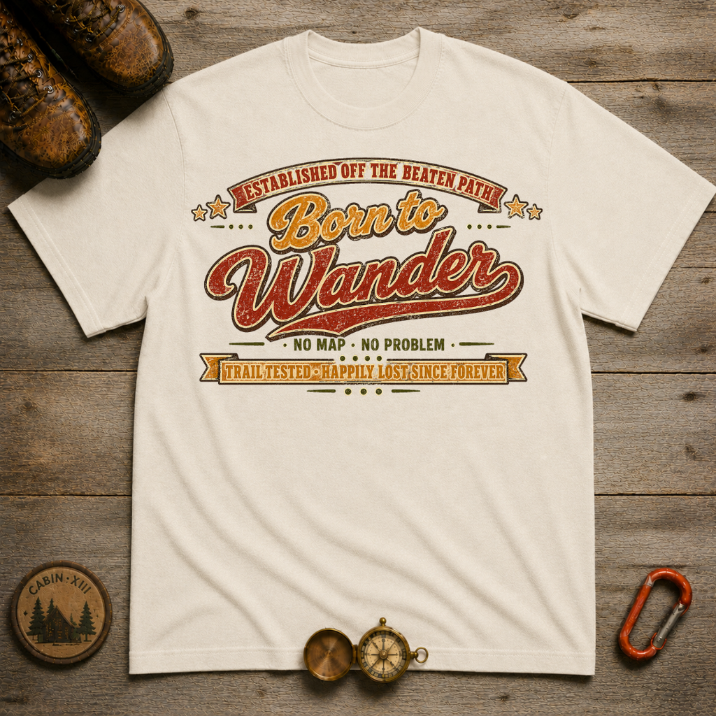 Born To Wander Hiking Shirt