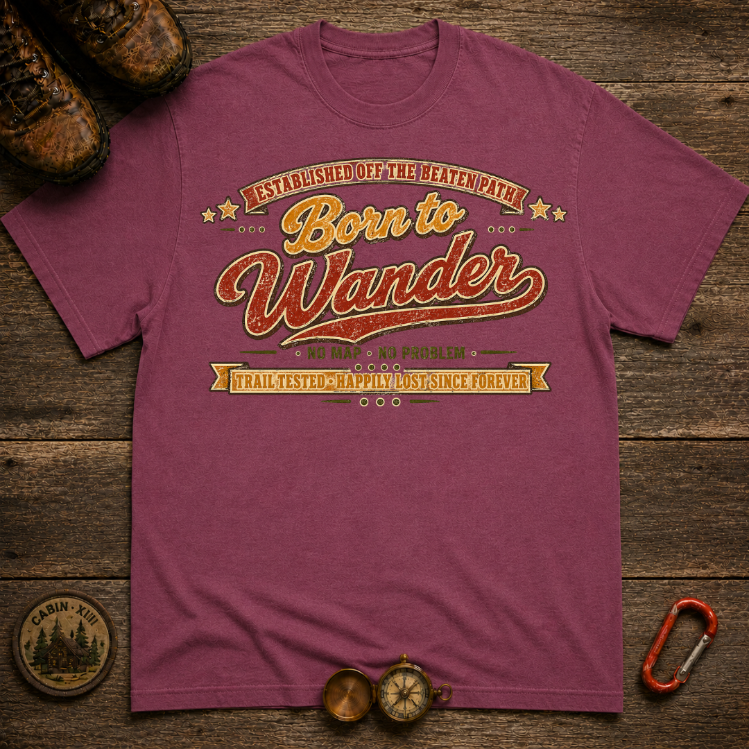 Born To Wander Hiking Shirt