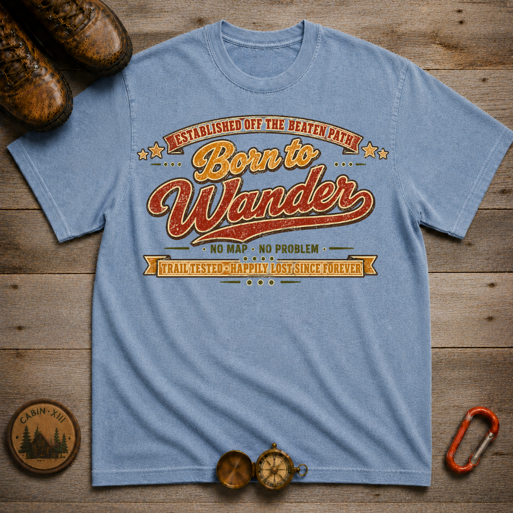 Born To Wander Hiking Shirt