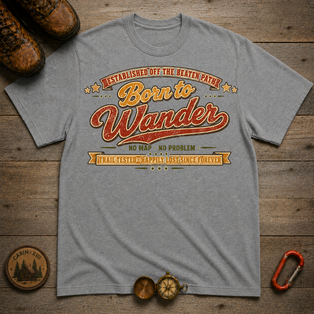 Born To Wander Hiking Shirt