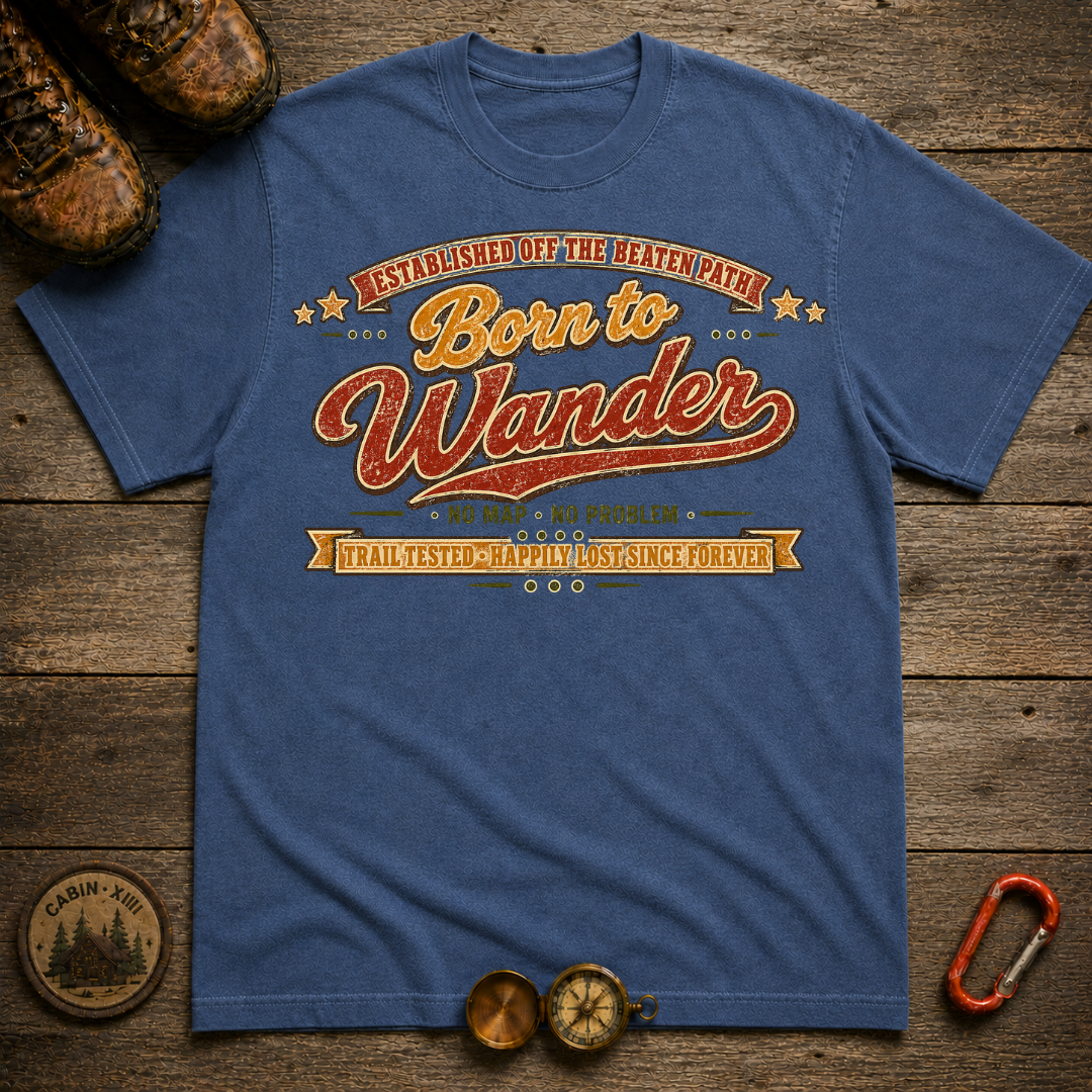 Born To Wander Hiking Shirt