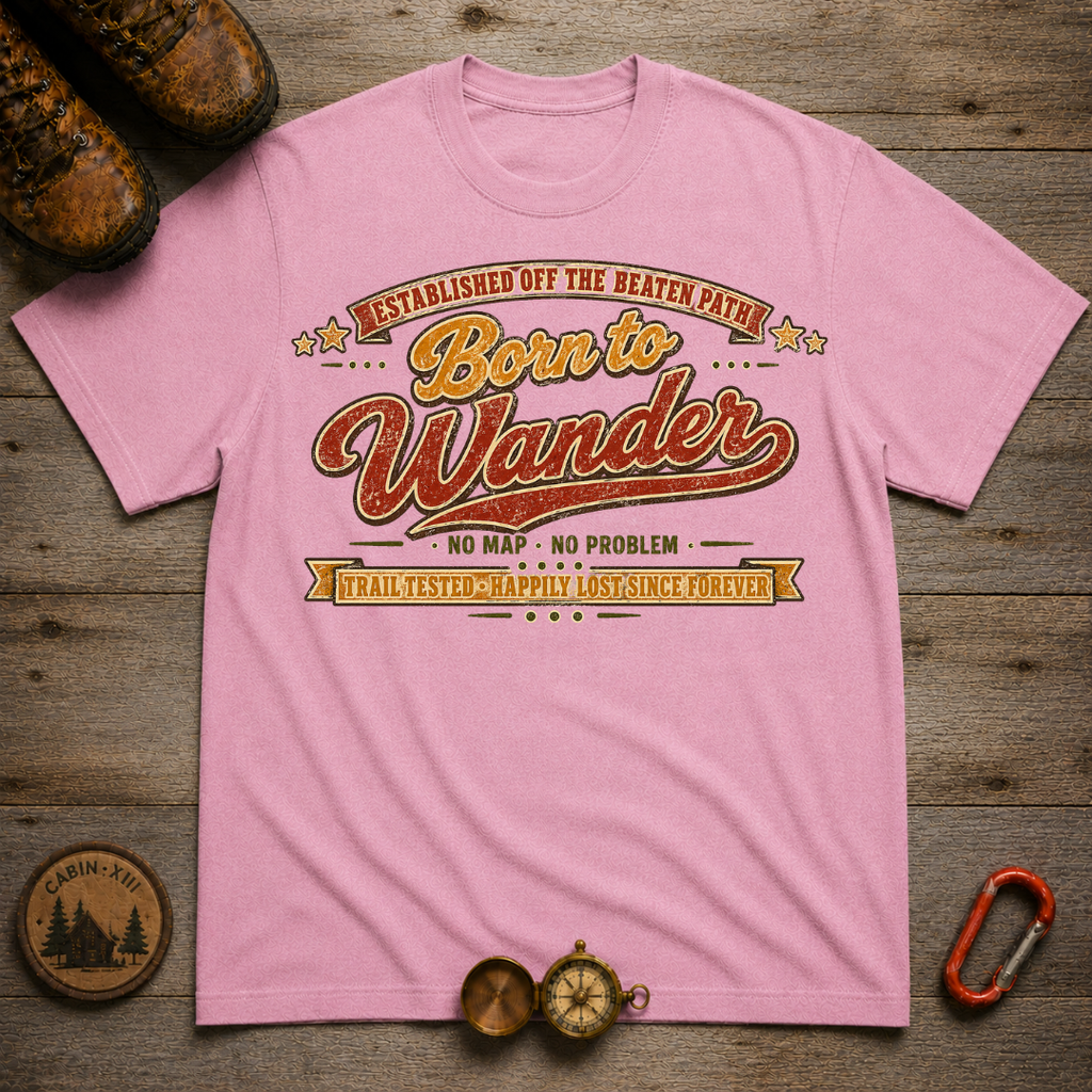 Born To Wander Hiking Shirt