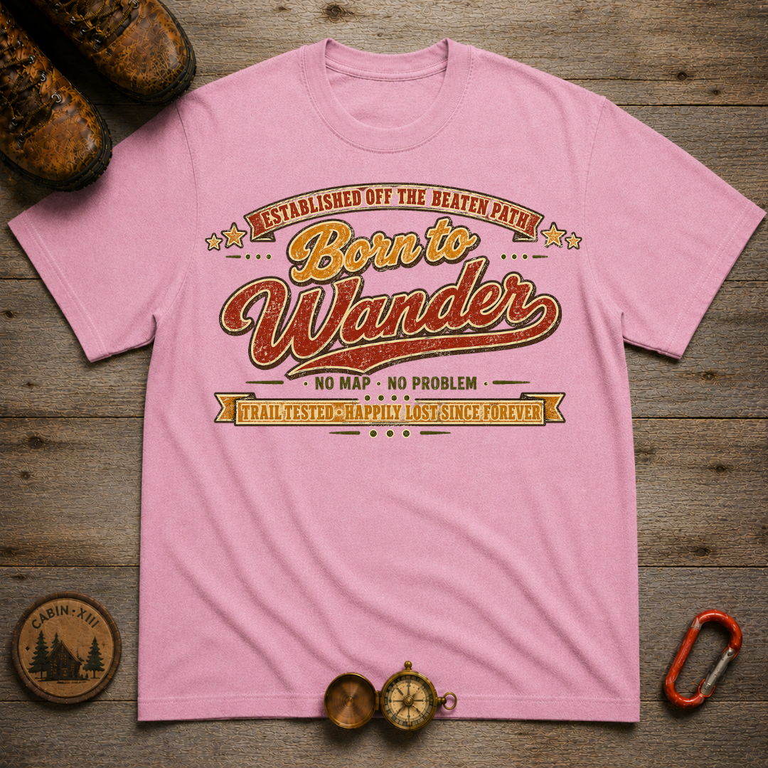 Born To Wander Hiking Shirt