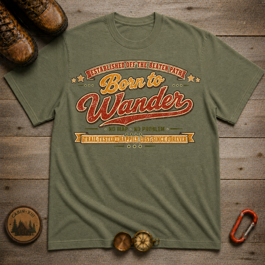 Born To Wander Hiking Shirt