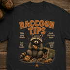 Raccoon Tips T-Shirt — Outdoor Humor T-Shirt