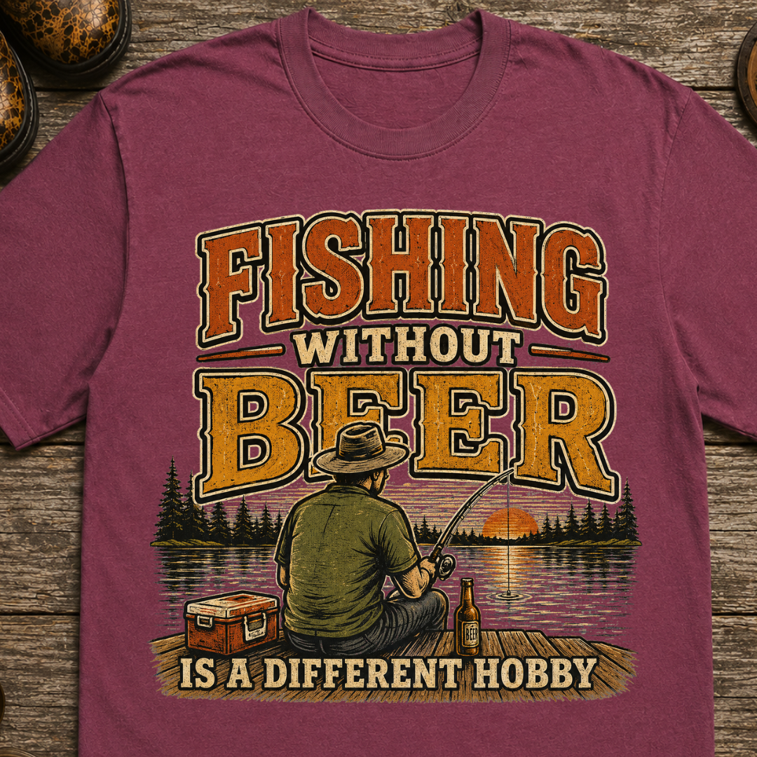Fishing Without Beer Camping T-Shirt
