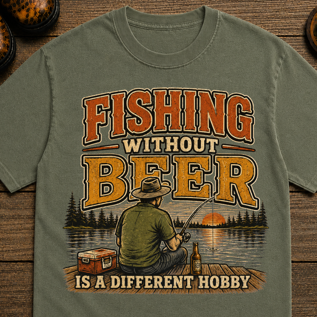 Fishing Without Beer Camping T-Shirt