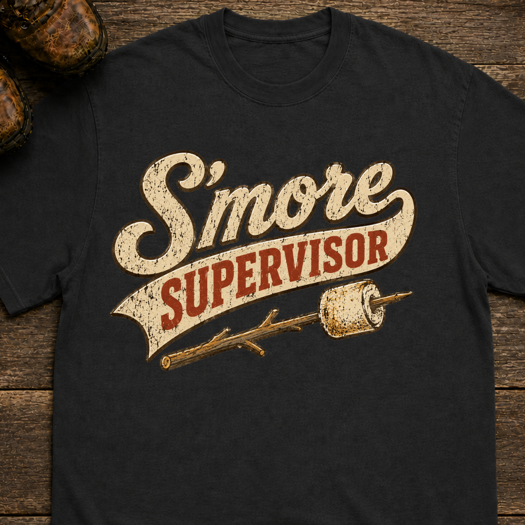 S'more Supervisor Camping T-Shirt