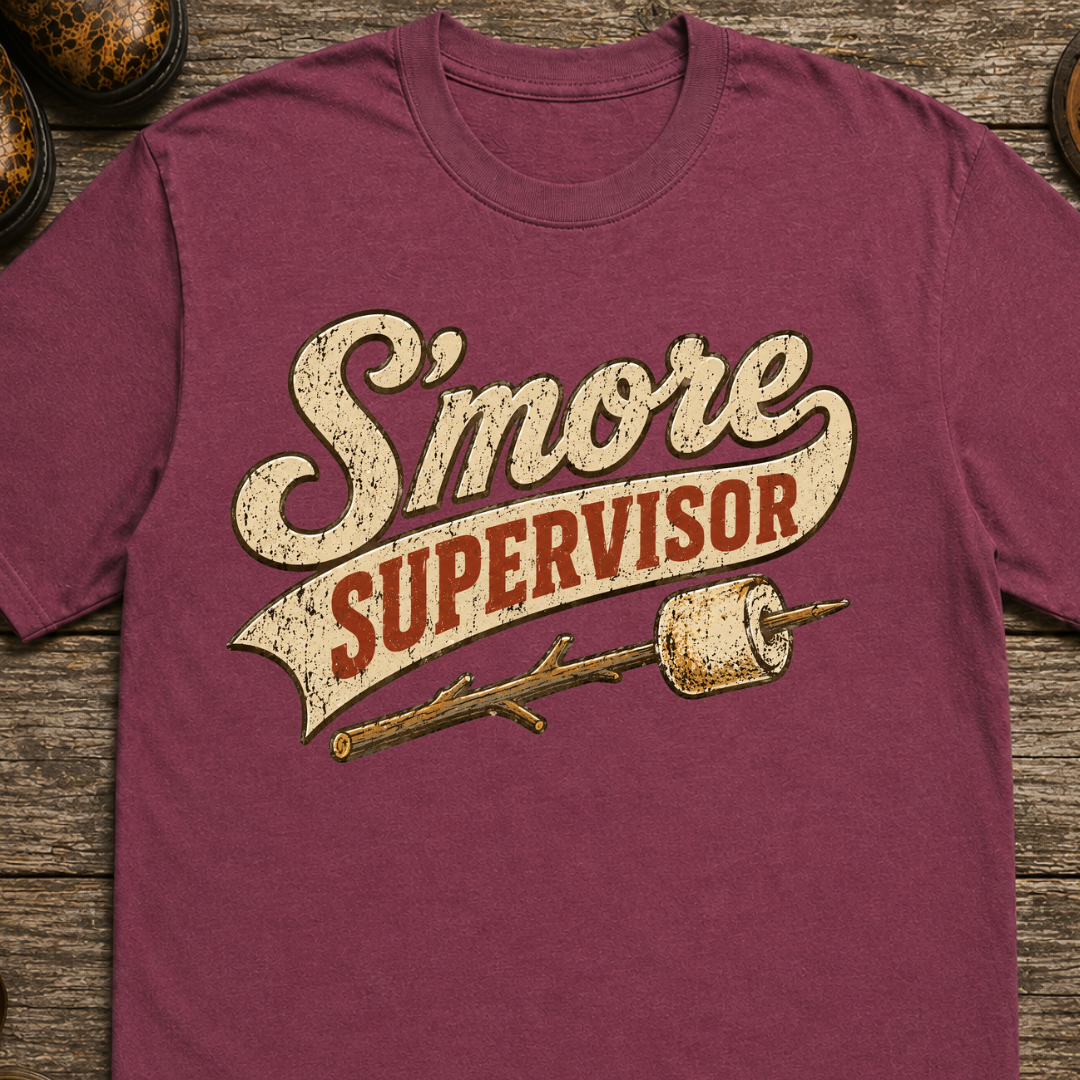 S'more Supervisor Camping T-Shirt