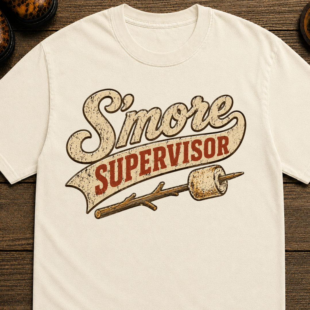 S'more Supervisor Camping T-Shirt