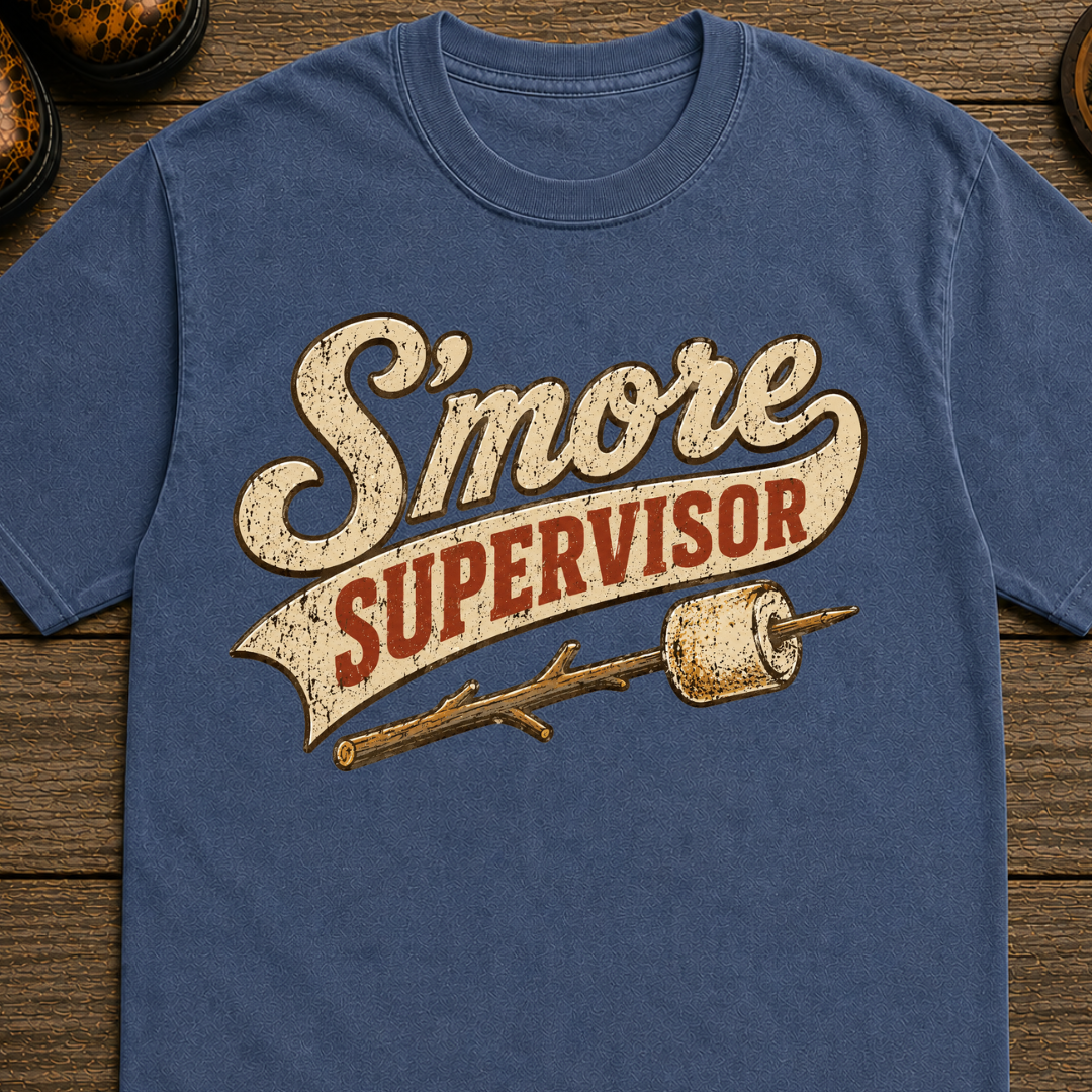 S'more Supervisor Camping T-Shirt