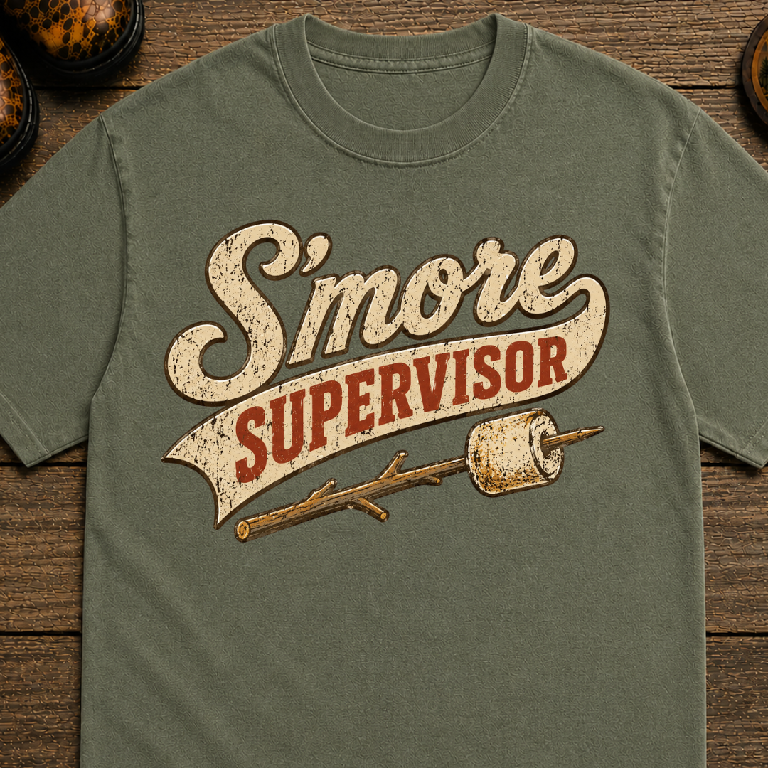 S'more Supervisor Camping T-Shirt