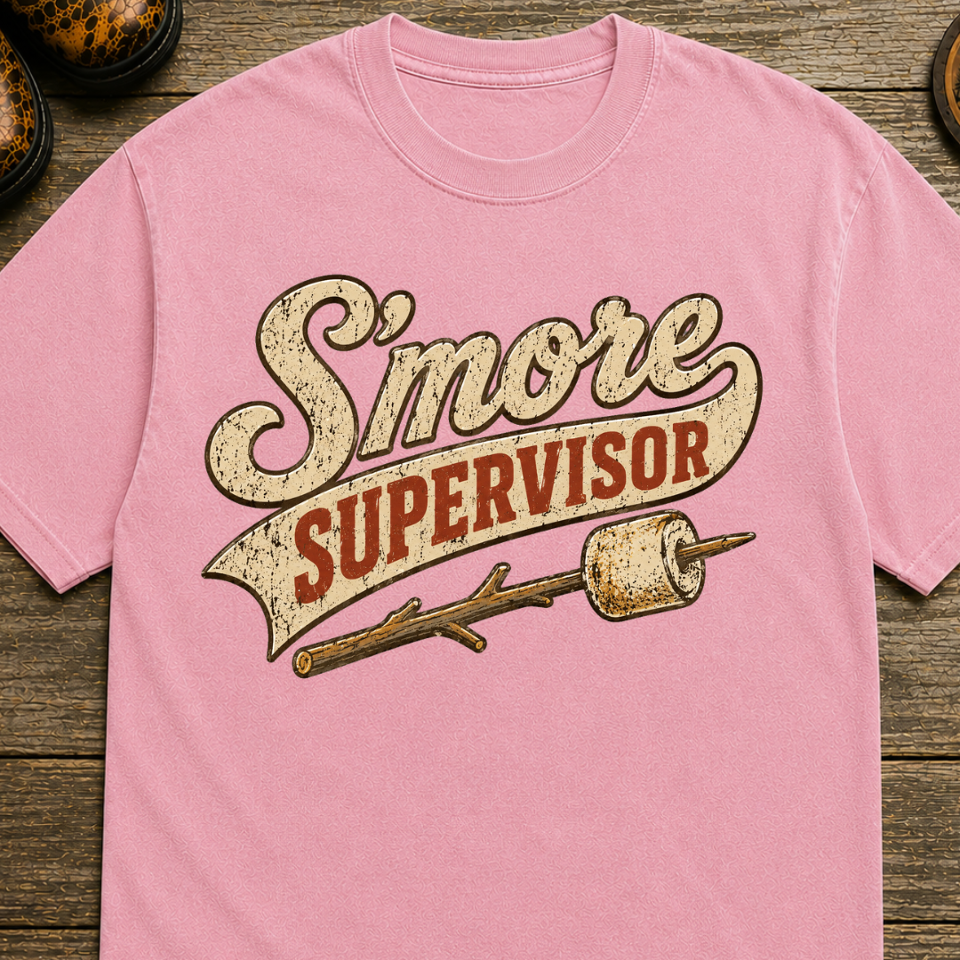 S'more Supervisor Camping T-Shirt