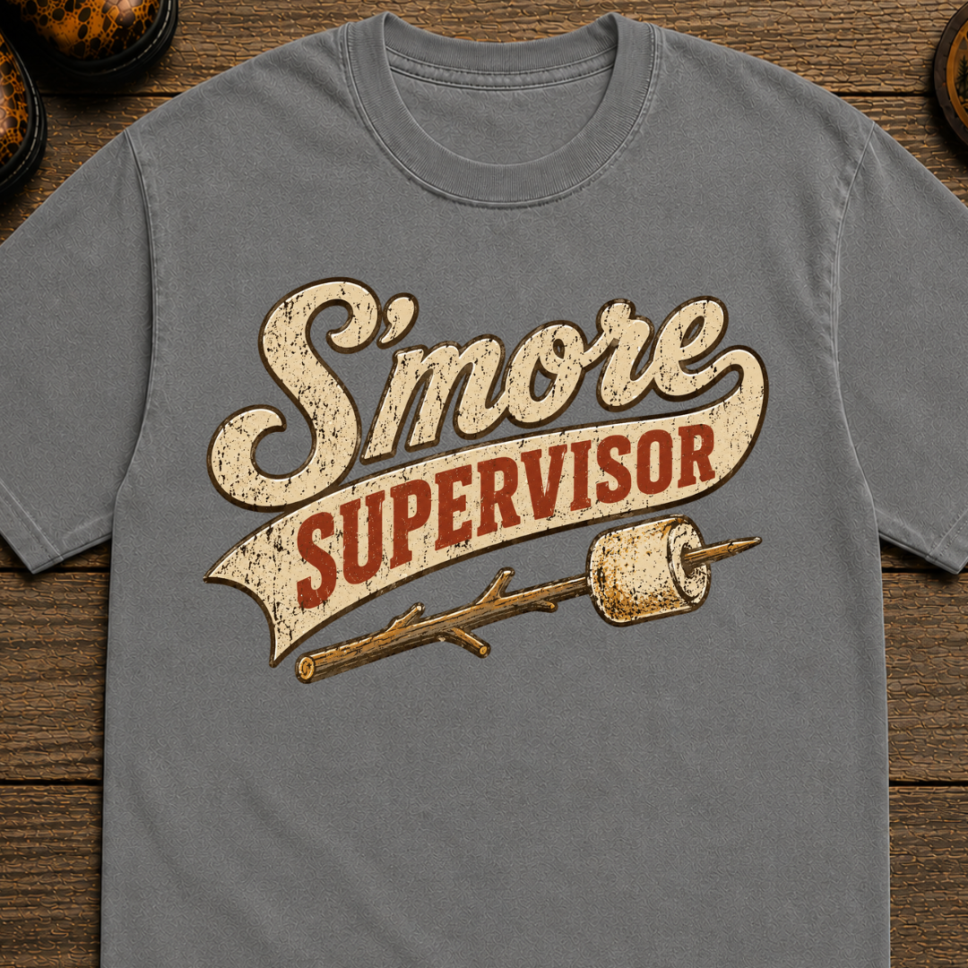 S'more Supervisor Camping T-Shirt
