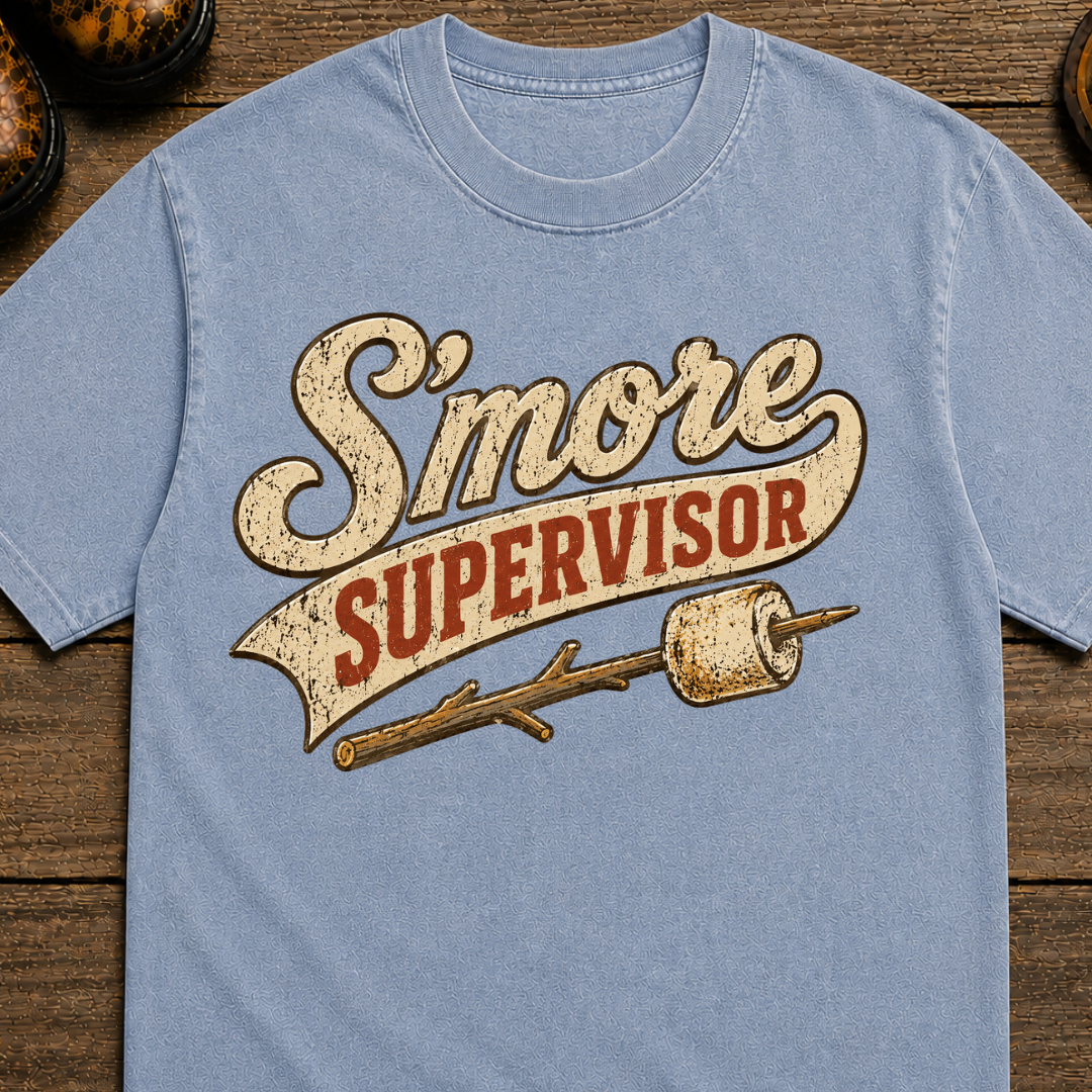S'more Supervisor Camping T-Shirt