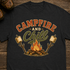 Campfire and Chill Camping T-Shirt