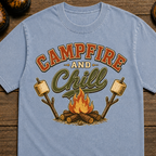 Campfire and Chill Camping T-Shirt