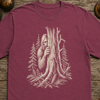 Hiding Sasquatch Sketch T-Shirt