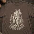 Hiding Sasquatch Sketch T-Shirt