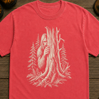 Hiding Sasquatch Sketch T-Shirt