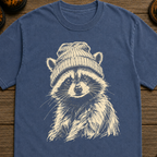 Raccoon with Beanie T-Shirt